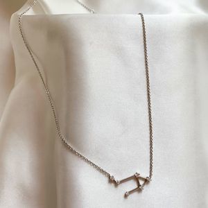 Constellation Signs Sterling Silver Necklace